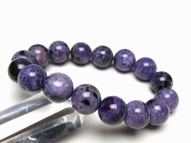チャロアイト ブレスレット 13mm 一点物 メール便可 111-49278
