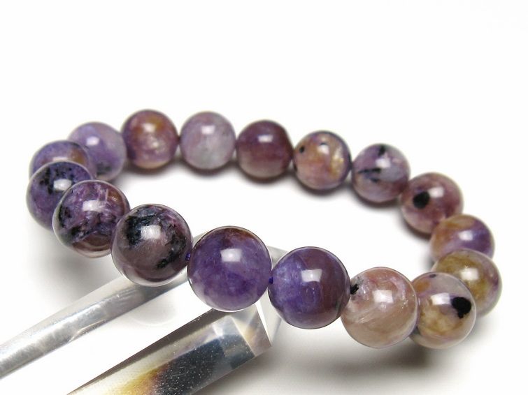 チャロアイト ブレスレット 12mm 一点物 メール便可 111-49287