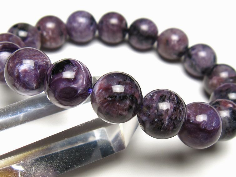 チャロアイト ブレスレット 12mm 一点物 メール便可 111-49292