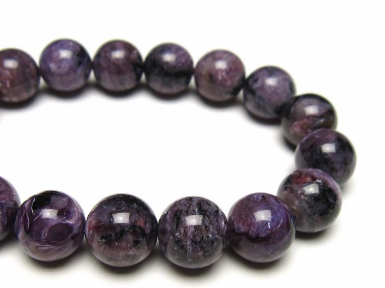 チャロアイト ブレスレット 12mm 一点物 メール便可 111-49292
