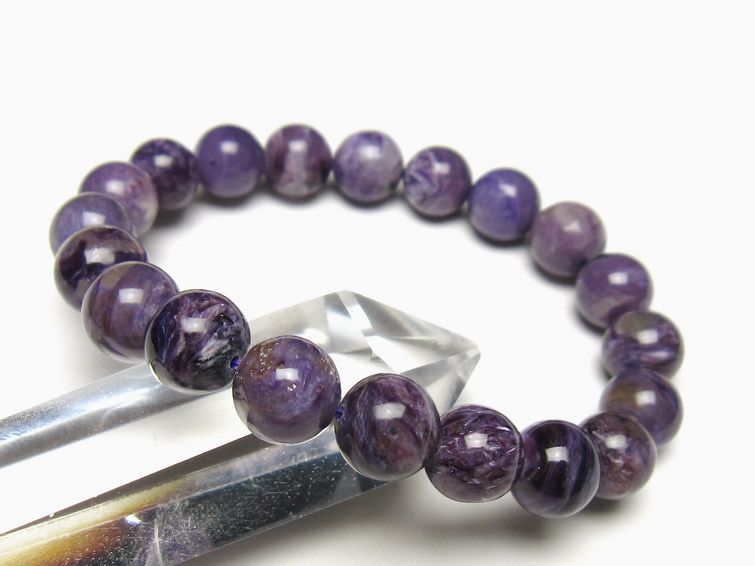 チャロアイト ブレスレット 10mm 一点物 メール便可 111-49304 [sold out]