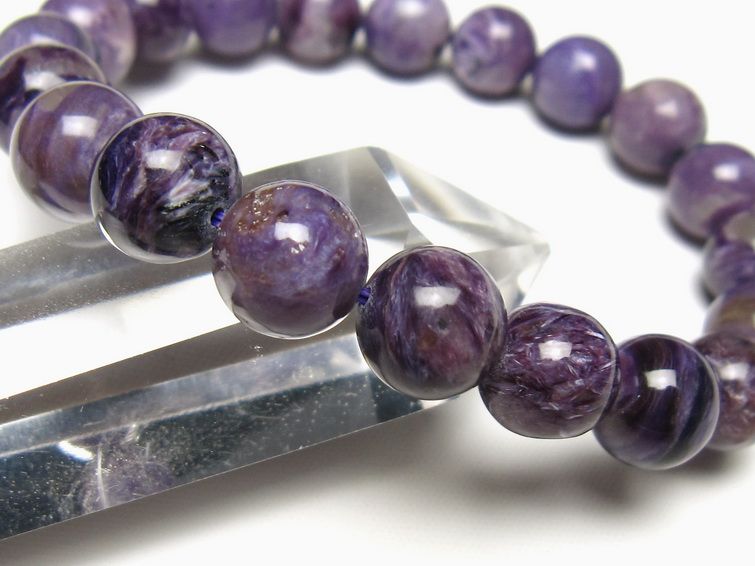 チャロアイト ブレスレット 10mm 一点物 メール便可 111-49304 [sold out]