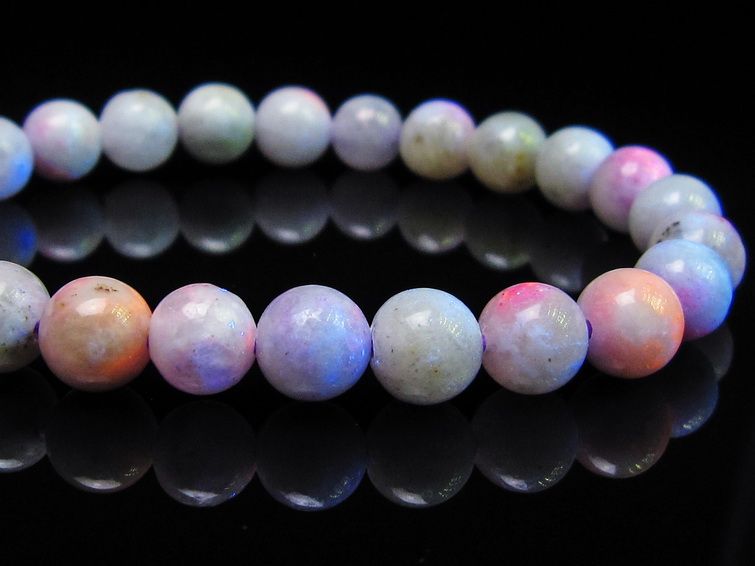 ハックマナイト ブレスレット 8mm 一点物 メール便可 111-49305