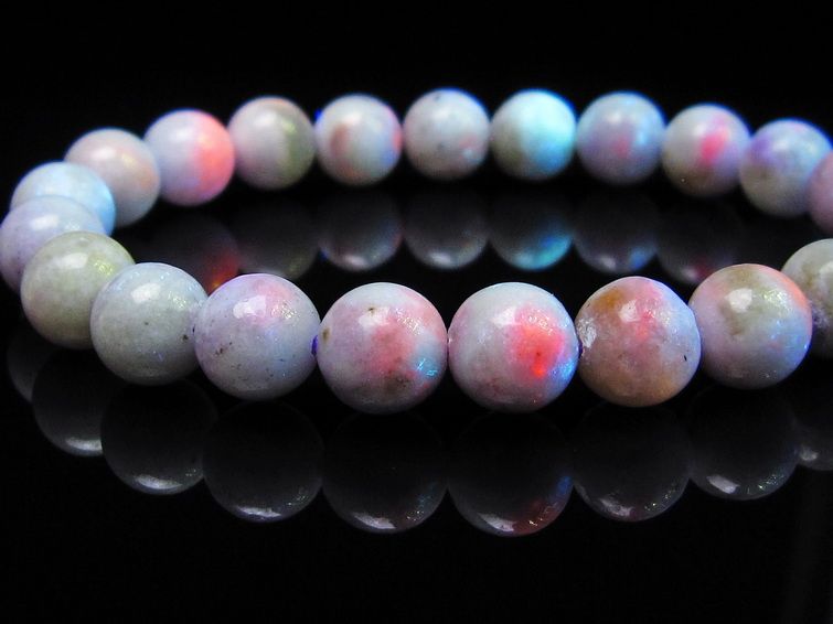ハックマナイト ブレスレット 8mm 一点物 メール便可 111-49307
