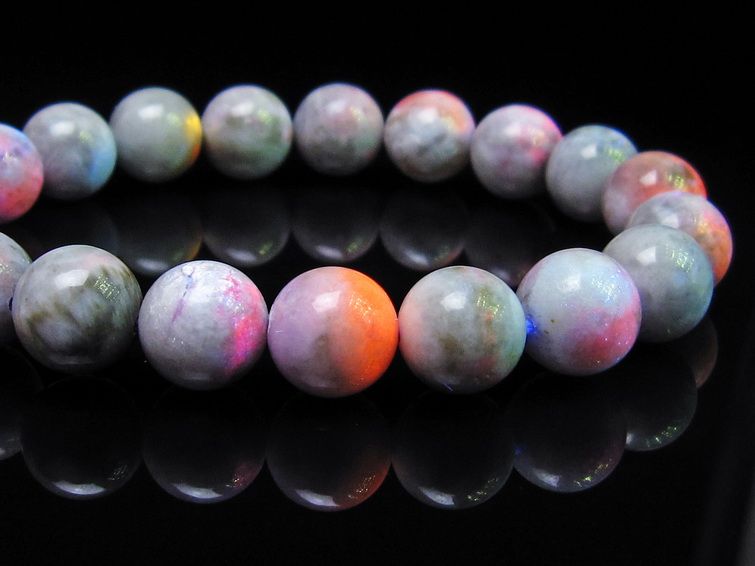 ハックマナイト ブレスレット 11mm 一点物 メール便可 111-49316