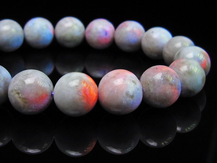 ハックマナイト ブレスレット 12mm 一点物 メール便可 111-49319