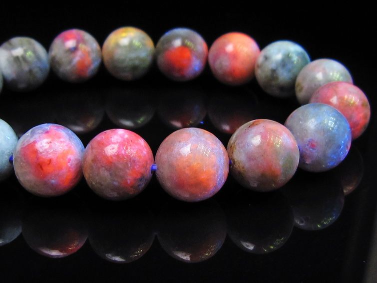 ハックマナイト ブレスレット 12mm 一点物 メール便可 111-49329