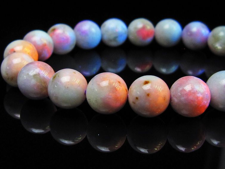 ハックマナイト ブレスレット 10mm 一点物 メール便可 111-49339