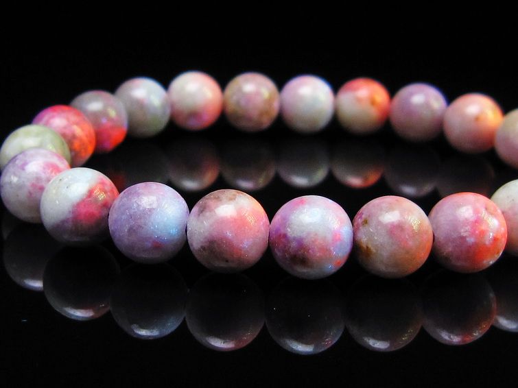ハックマナイト ブレスレット 8mm 一点物 メール便可 111-49345