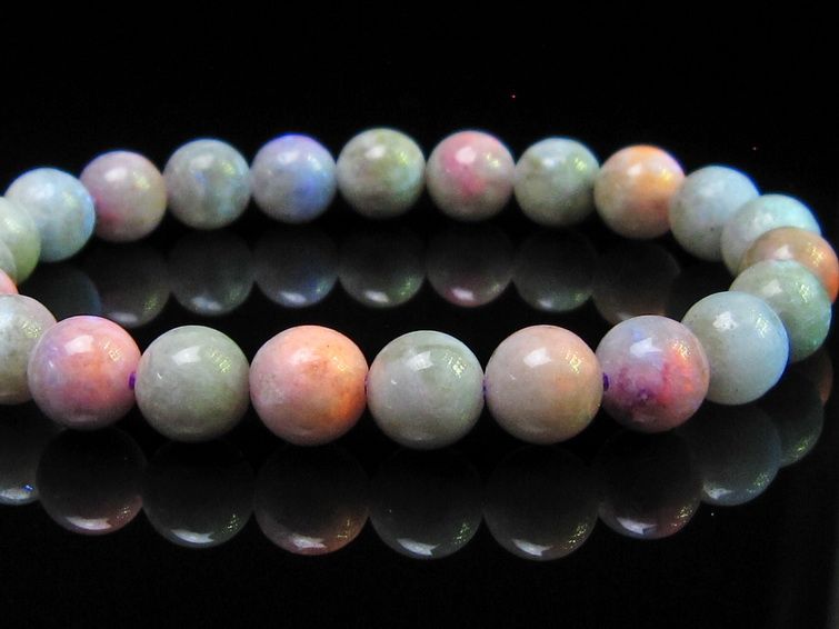 ハックマナイト ブレスレット 8mm 一点物 メール便可 111-49377