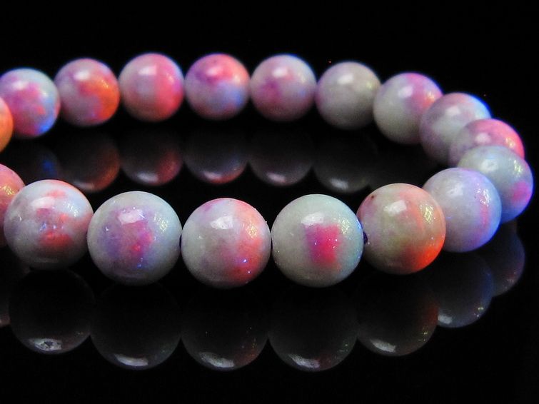 ハックマナイト ブレスレット 10mm 一点物 メール便可 111-49399