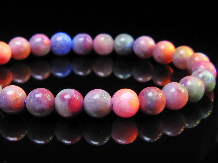 ハックマナイト ブレスレット 7mm 一点物 メール便可 111-49405 【sold out】