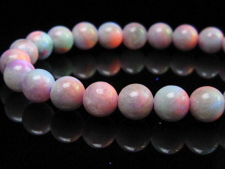 ハックマナイト ブレスレット 8mm 一点物 メール便可 111-49409