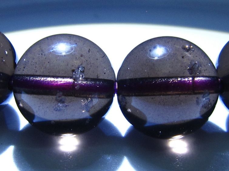コロンビアナイト ブレスレット アメリカ産 11mm 一点物 [M便 1/10] 111-49462