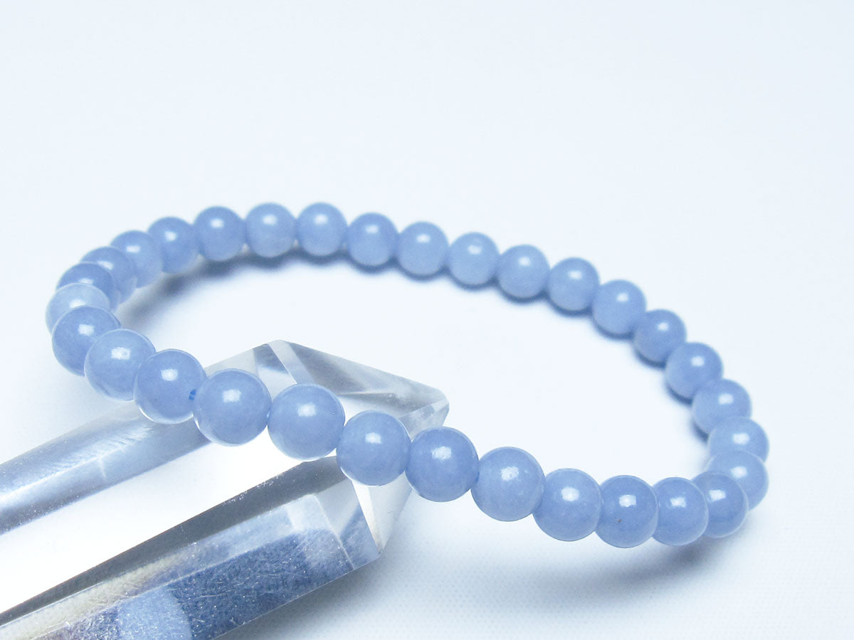エンジェライト ブレスレット 6mm 一点物 メール便可 111-49476