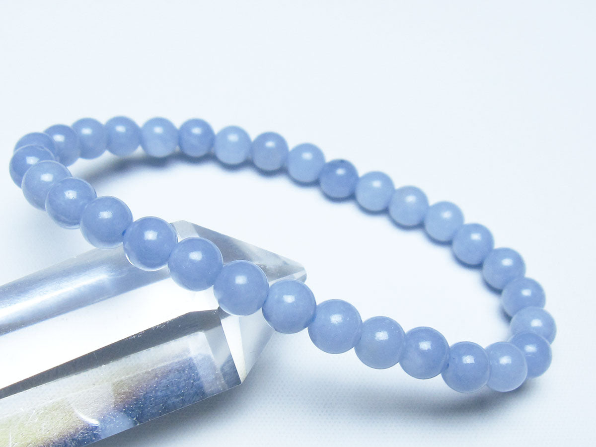 エンジェライト ブレスレット 6mm 一点物 メール便可 111-49483