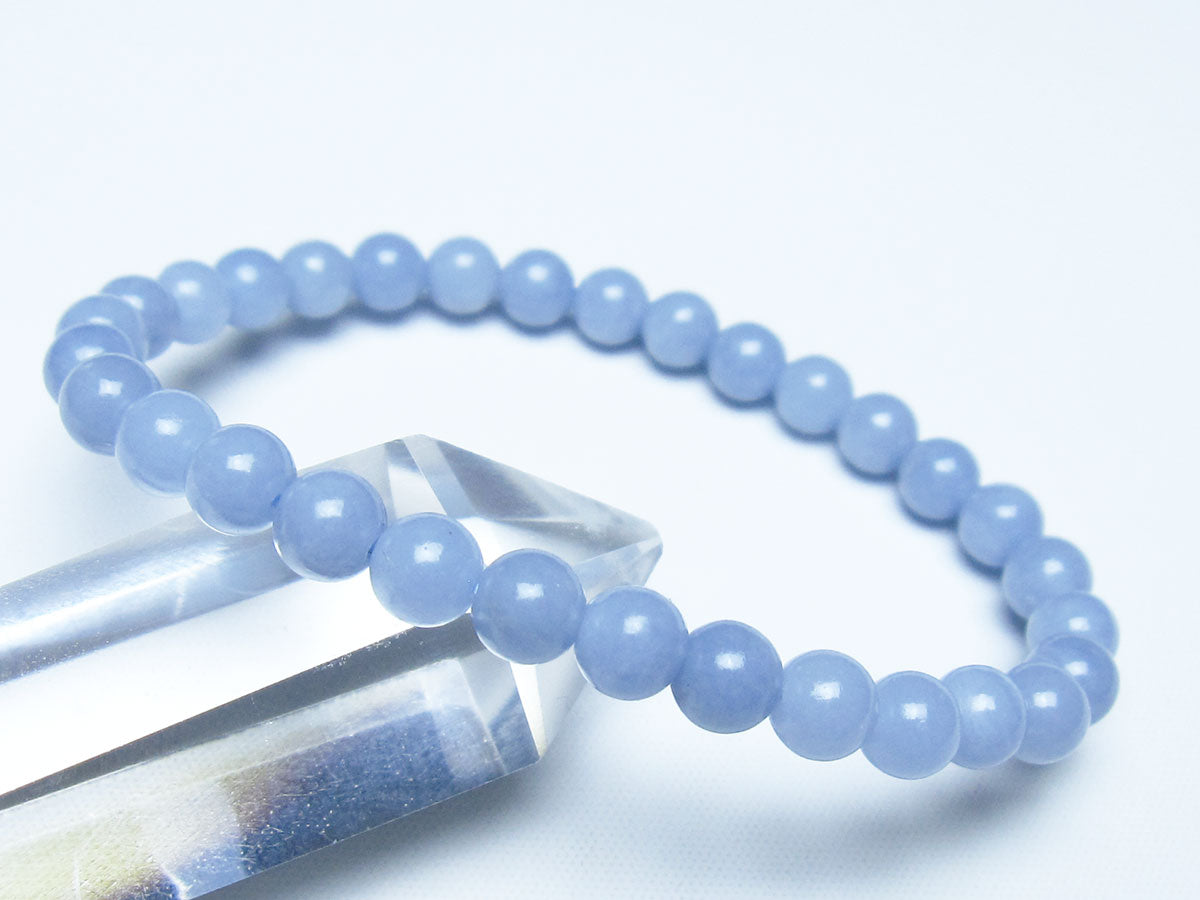 エンジェライト ブレスレット 6mm 一点物 メール便可 111-49487