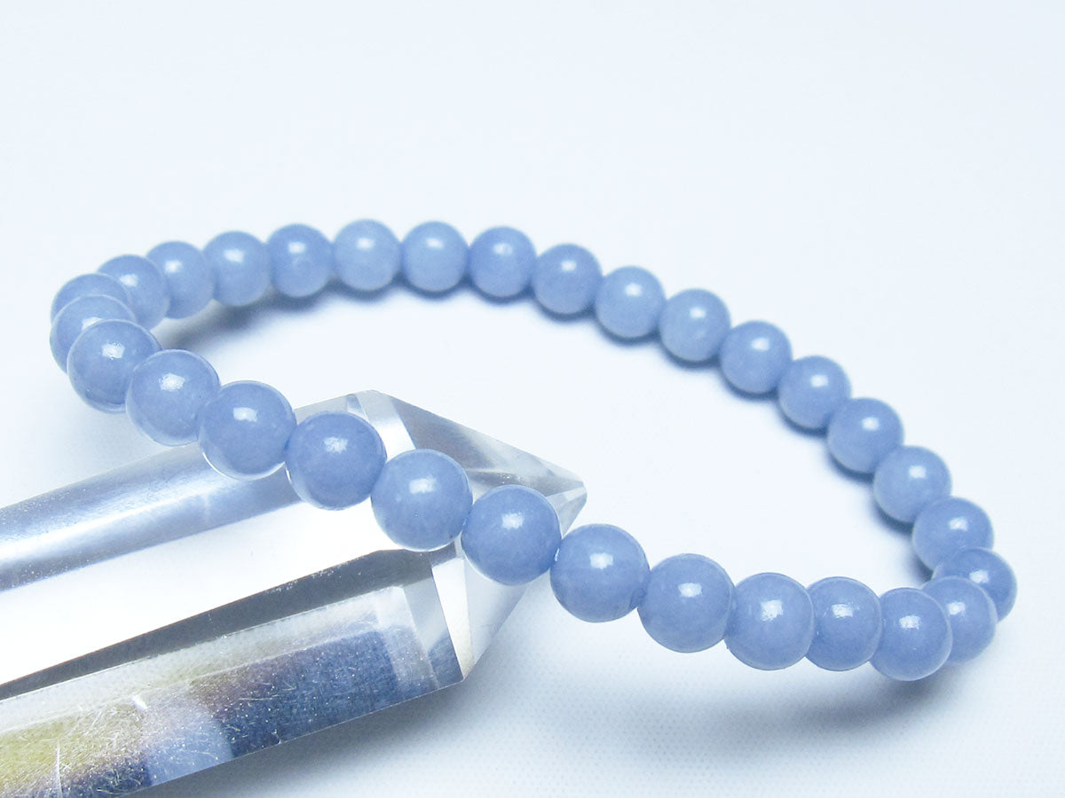 エンジェライト ブレスレット 6mm 一点物 メール便可 111-49490