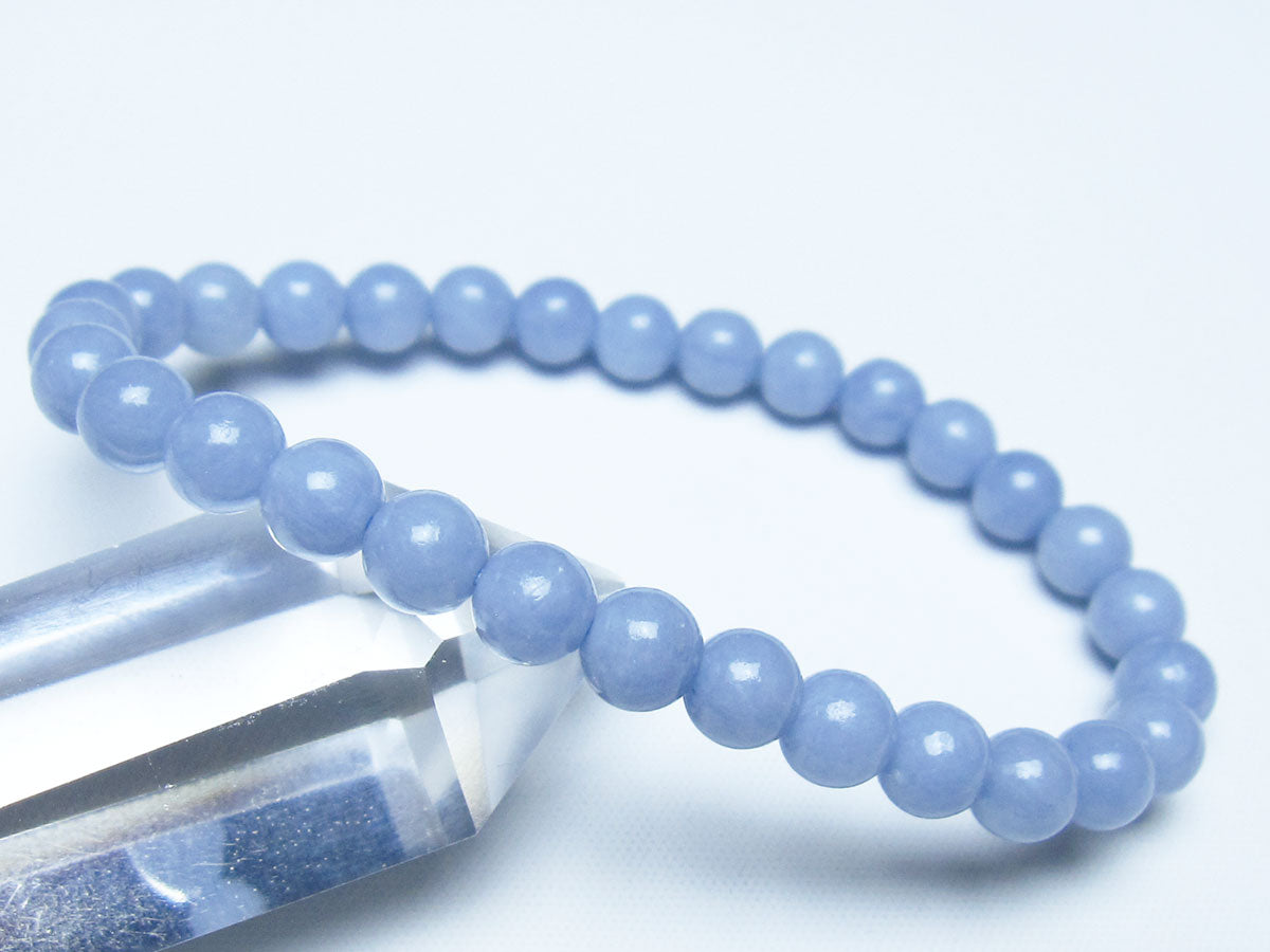 エンジェライト ブレスレット 6mm 一点物 メール便可 111-49497