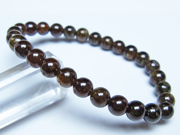 ツァボライト ブレスレット 7mm 一点物 メール便可 111-49740