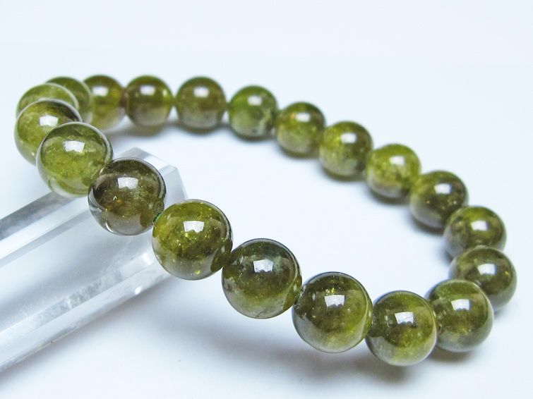 ツァボライト ブレスレット 10mm 一点物 メール便可 111-49784 【sold out】