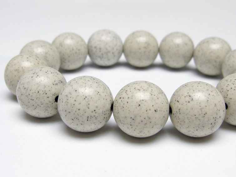 北投石 ブレスレット 16mm 一点物 メール便可 111-50095