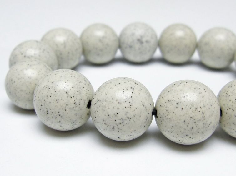 北投石 ブレスレット 16mm 一点物 メール便可 111-50102
