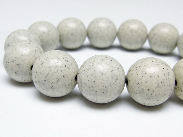 北投石 ブレスレット 16mm 一点物 メール便可 111-50103