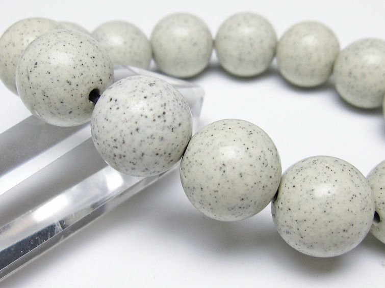 北投石 ブレスレット 16mm 一点物 メール便可 111-50104