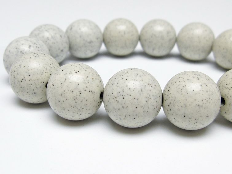 北投石 ブレスレット 16mm 一点物 メール便可 111-50107