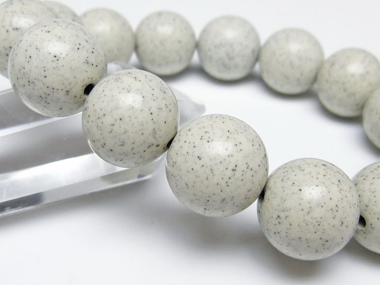 北投石 ブレスレット 16mm 一点物 メール便可 111-50112