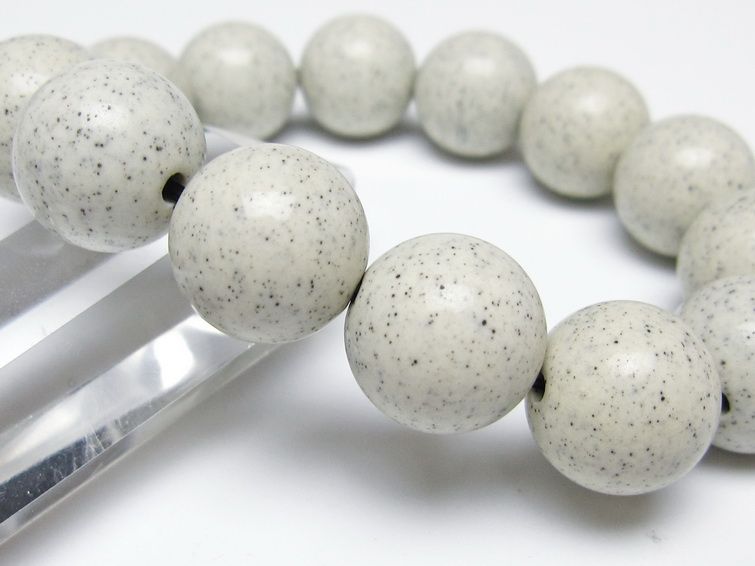 北投石 ブレスレット 16mm 一点物 メール便可 111-50115