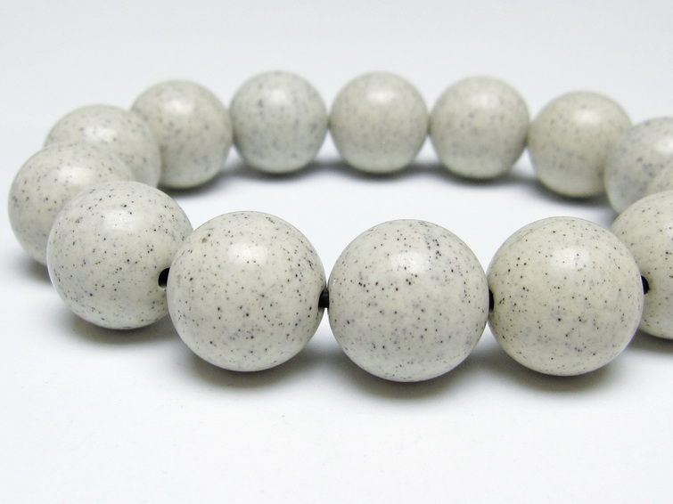 北投石 ブレスレット 16mm 一点物 メール便可 111-50115