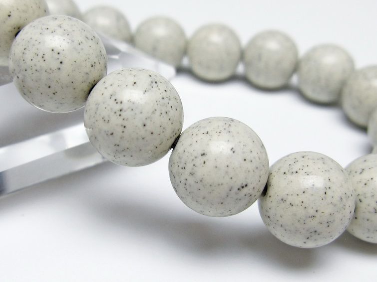 北投石 ブレスレット 12mm 一点物 メール便可 111-50116