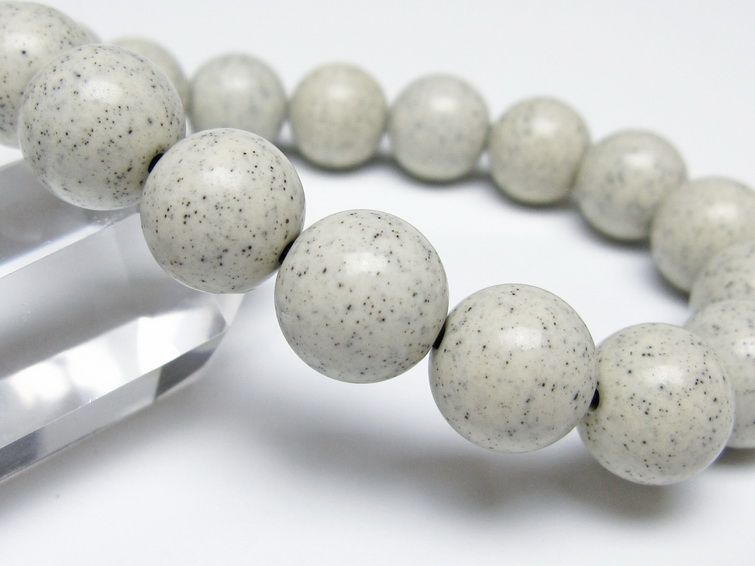 北投石 ブレスレット 12mm 一点物 メール便可 111-50119