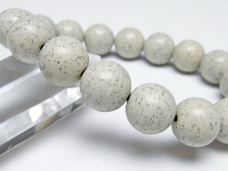 北投石 ブレスレット 12mm 一点物 メール便可 111-50124