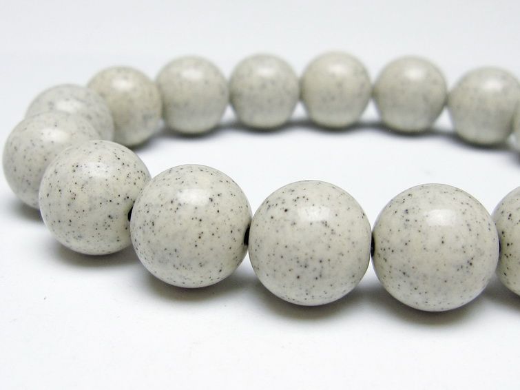 北投石 ブレスレット 12mm 一点物 メール便可 111-50127