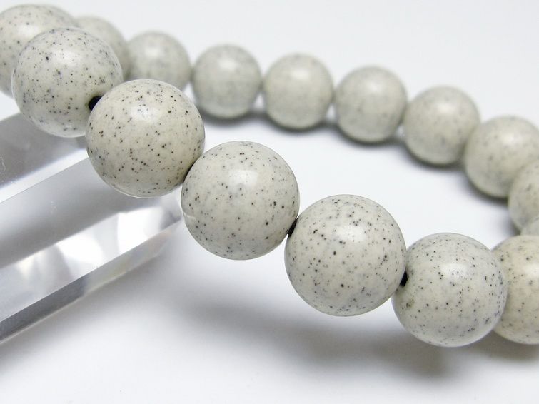 北投石 ブレスレット 12mm 一点物 メール便可 111-50128