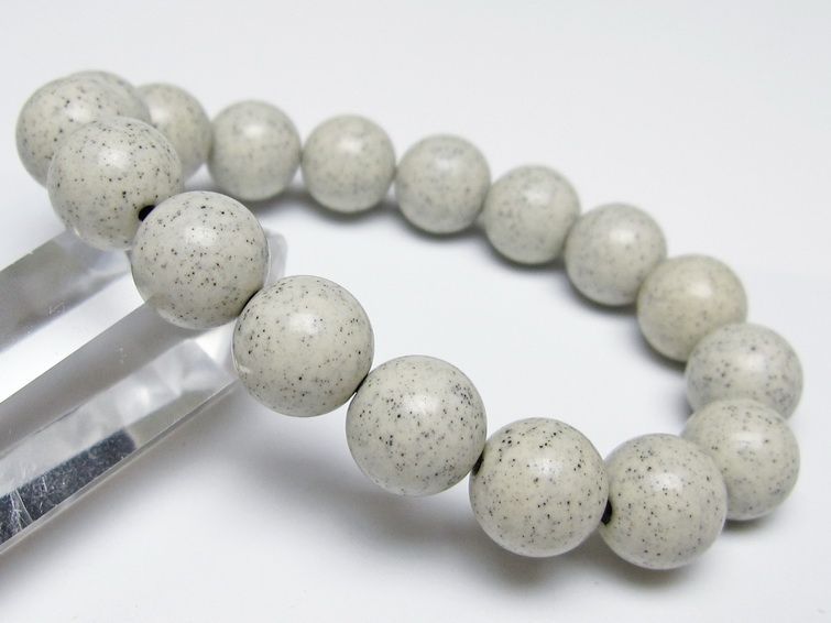 北投石 ブレスレット 12mm 一点物 メール便可 111-50129