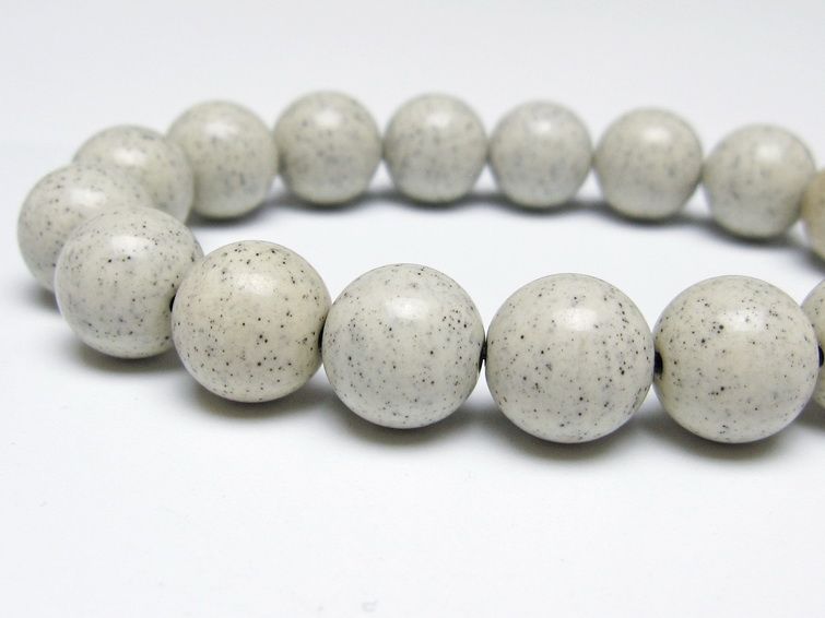 北投石 ブレスレット 12mm 一点物 メール便可 111-50130