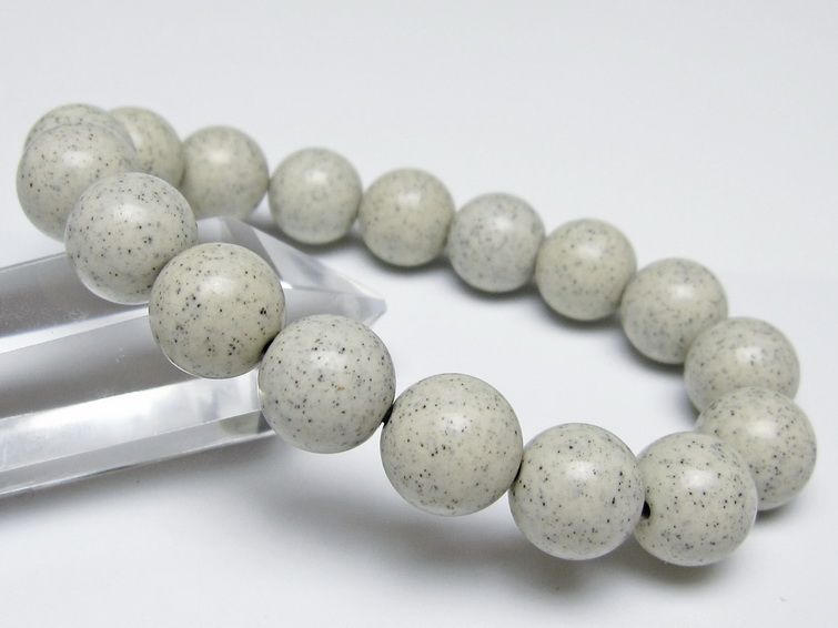 北投石 ブレスレット 12mm 一点物 メール便可 111-50131