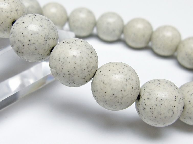 北投石 ブレスレット 12mm 一点物 メール便可 111-50134