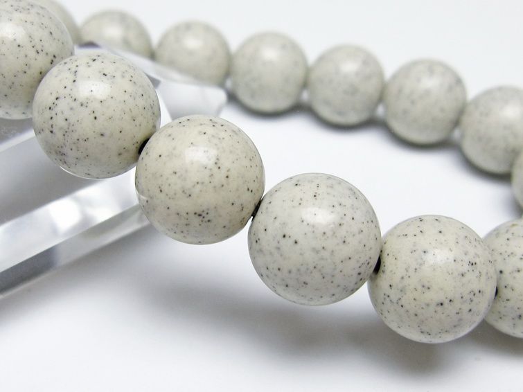 北投石 ブレスレット 12mm 一点物 メール便可 111-50136