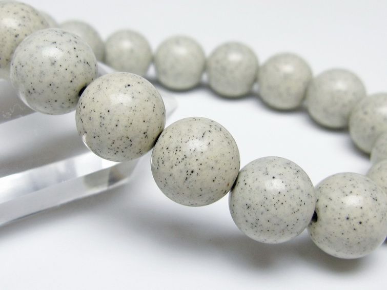 北投石 ブレスレット 12mm 一点物 メール便可 111-50143