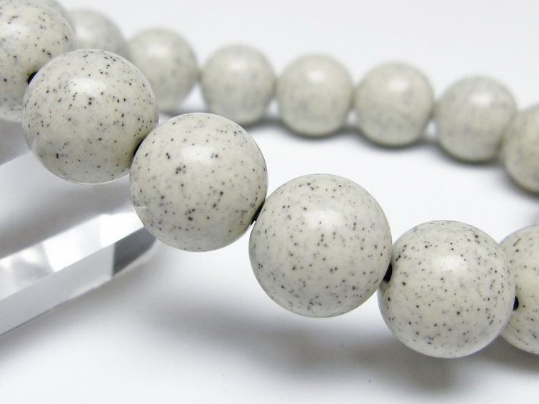 北投石 ブレスレット 12mm 一点物 メール便可 111-50145