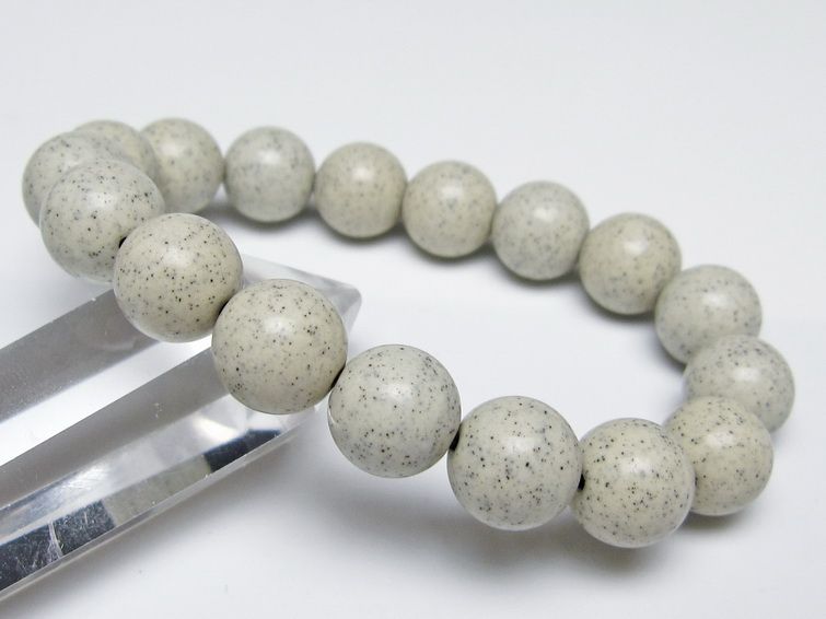 北投石 ブレスレット 12mm 一点物 メール便可 111-50147