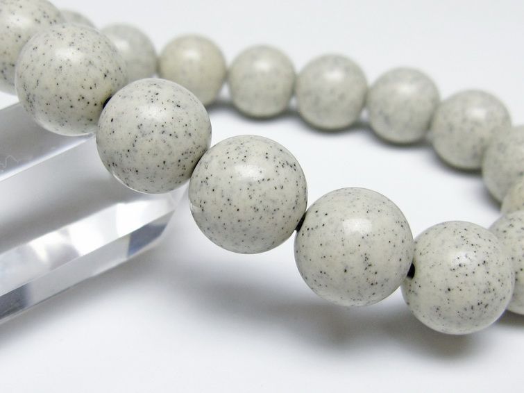 北投石 ブレスレット 12mm 一点物 メール便可 111-50149