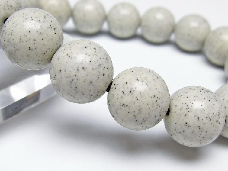 北投石 ブレスレット 12mm 一点物 メール便可 111-50155