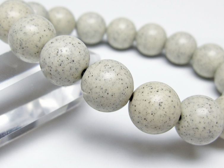 北投石 ブレスレット 12mm 一点物 メール便可 111-50156