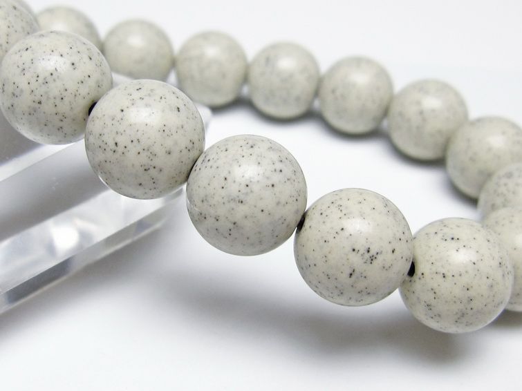 北投石 ブレスレット 12mm 一点物 メール便可 111-50158